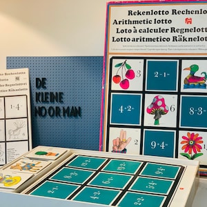 Jumbo 340 Toddler Game - Counting - Arithmetic Lotto - 1977 - vintage