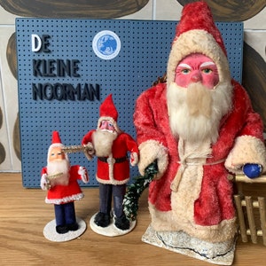 Antique German  Santa Claus Christmas / rare /Paper mache