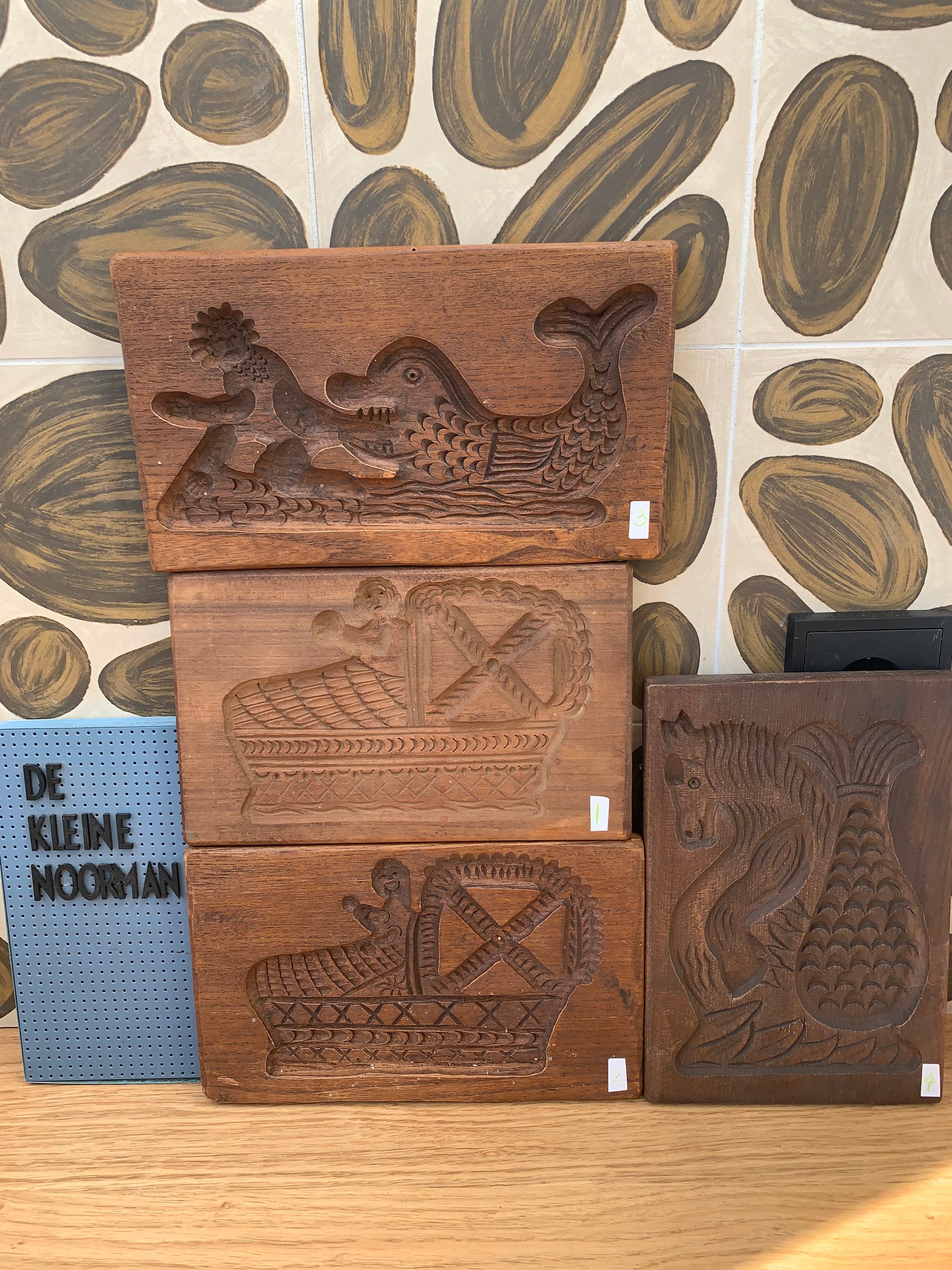 Vintage Wooden Speculoos Speculaas Mold Dutch Gingerbread Etsy