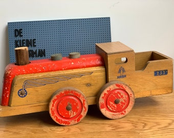 1950S Haba Wooden Locomotive from Germany