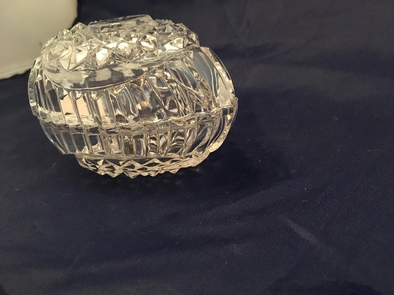 Enesco Lead Crystal Egg Made in Germany Vintage Etsy