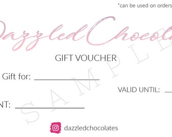 Dazzledchocolates Chèque Cadeau