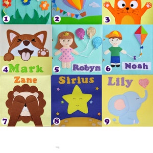 Custom Quiet Book Baby Felt Toddler Busy Book Montessori - Etsy