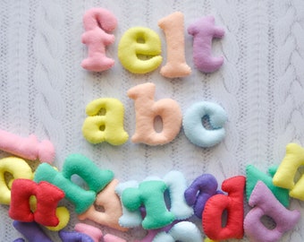 小文字のフェルトマグネットアルファベット。 - Etsy 日本