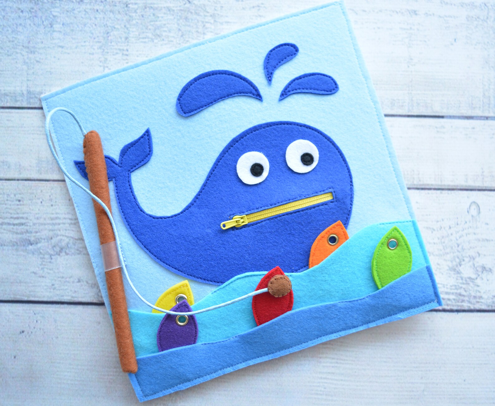 Felt Quiet Toddler Toy Busy Baby Book Page Montessori Activity - Etsy