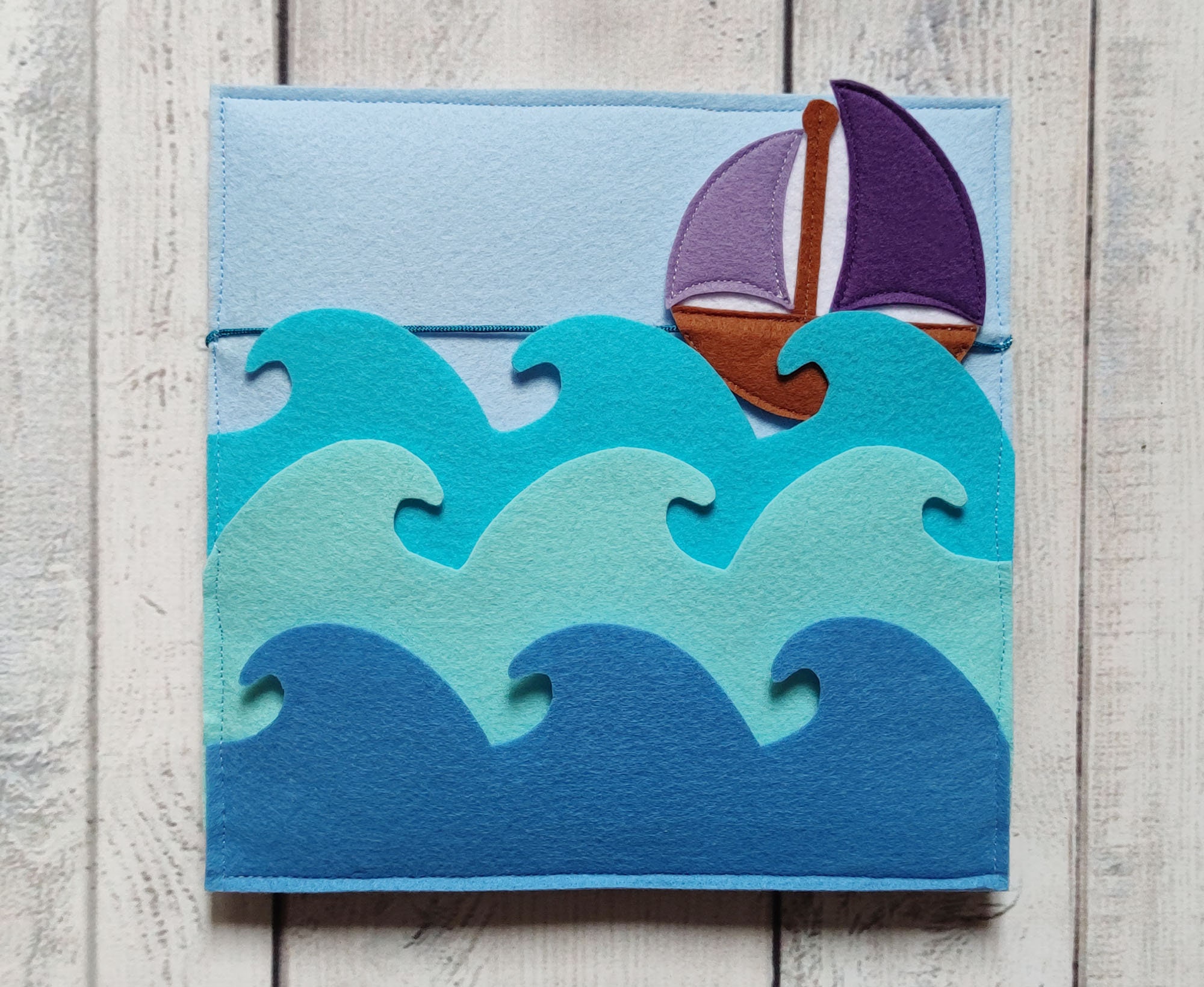 Felt Quiet Book Page: Magnetic Fishing Montessori Toy - Etsy