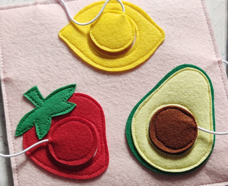 Felt Fidget Baby Toys Quiet Book Page Busy Toy for 1 Year Old Etsy