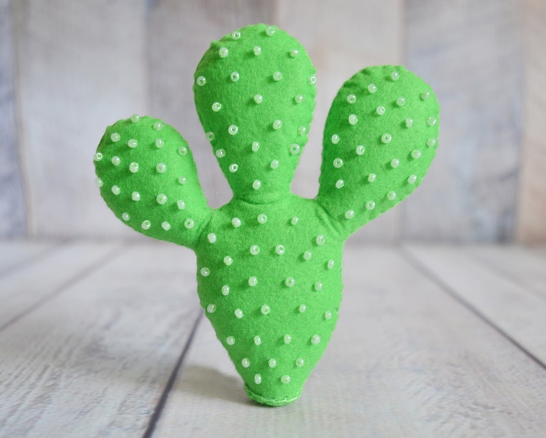 Felt Stuffed Cactus Toy Succulent Décor Toddler Gift Baby | Etsy Israel