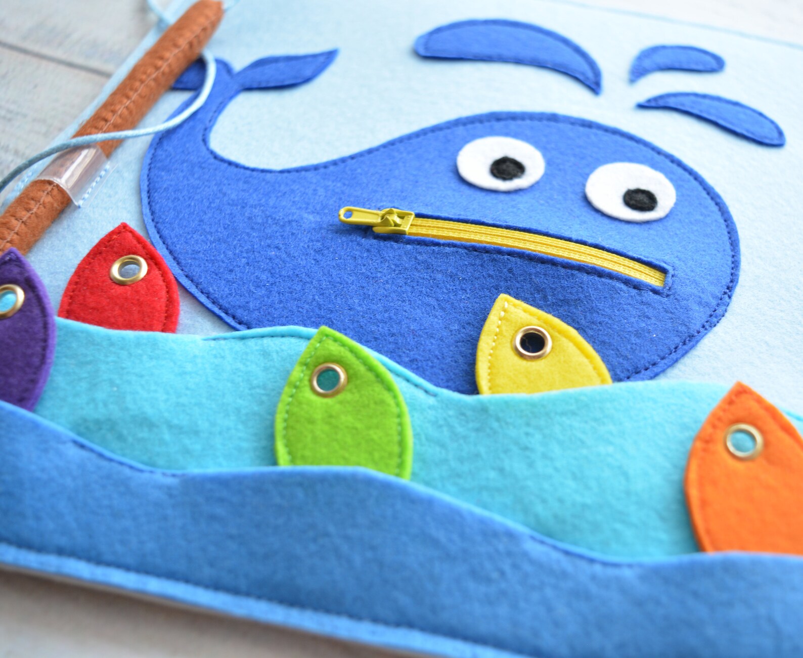 Felt Quiet Toddler Toy Busy Baby Book Page Montessori Activity - Etsy