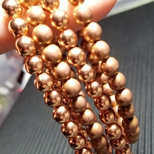 Copper Bracelet, 100% Copper Healing bracelet  Bracelet, Copper Beaded Bracelet