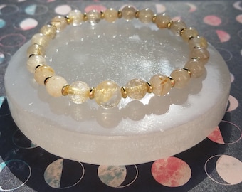 Rutilated Quartz Bracelet
