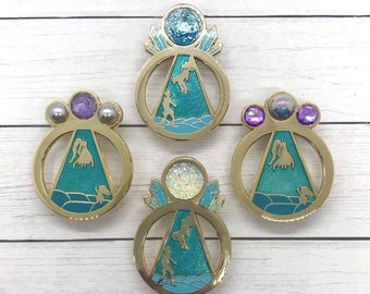 Pin de anillo de fantasía Atlántida