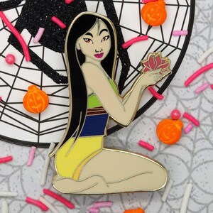 Damsel Mulan Fantasy Pin