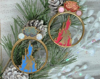 Pin de anillo de fantasía de la Bella Durmiente