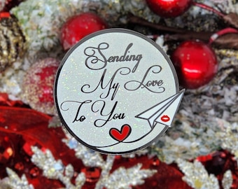 Pin de fantasía "Enviando mi amor"