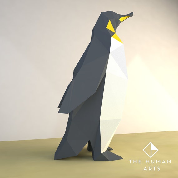 Penguin Paper Craft Papercraft 3d Make Your Own Penguin Penguin Origami Home Decor