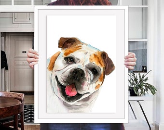 Pintura personalizada de retratos de mascotas, retrato de perro personalizado, retrato de mascota en acuarela, retrato de mascota pintado a mano de la foto, Ucrania, tienda de Ucrania