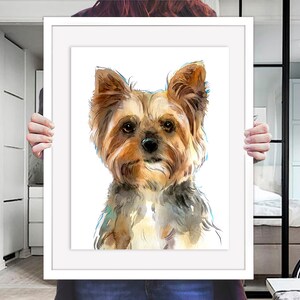 Custom Pet Portrait Painting MINI, personalized pet portrait, dog portrait, custom dog, hand painted pet portrait, watercolor pet portrait image 10