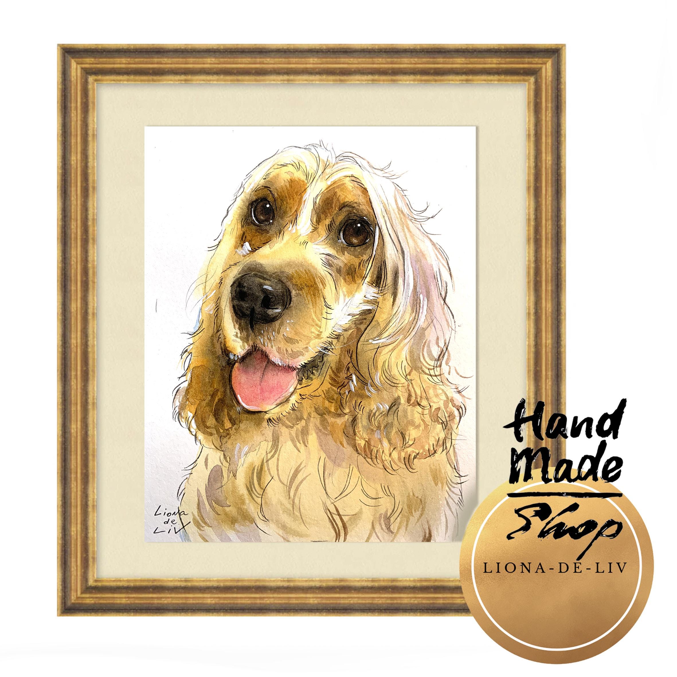 Hand Drawn Custom Portrait ORIGINAL Download | Unique Gift for Couples, Pets or Families | Printable Personalized Wall Art A4 Not AI