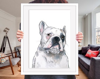 Custom Pet Portrait Painting, personalized pet portrait, dog portrait, custom dog art, hand painted pet portrait, Ukraine, Ukraine shop