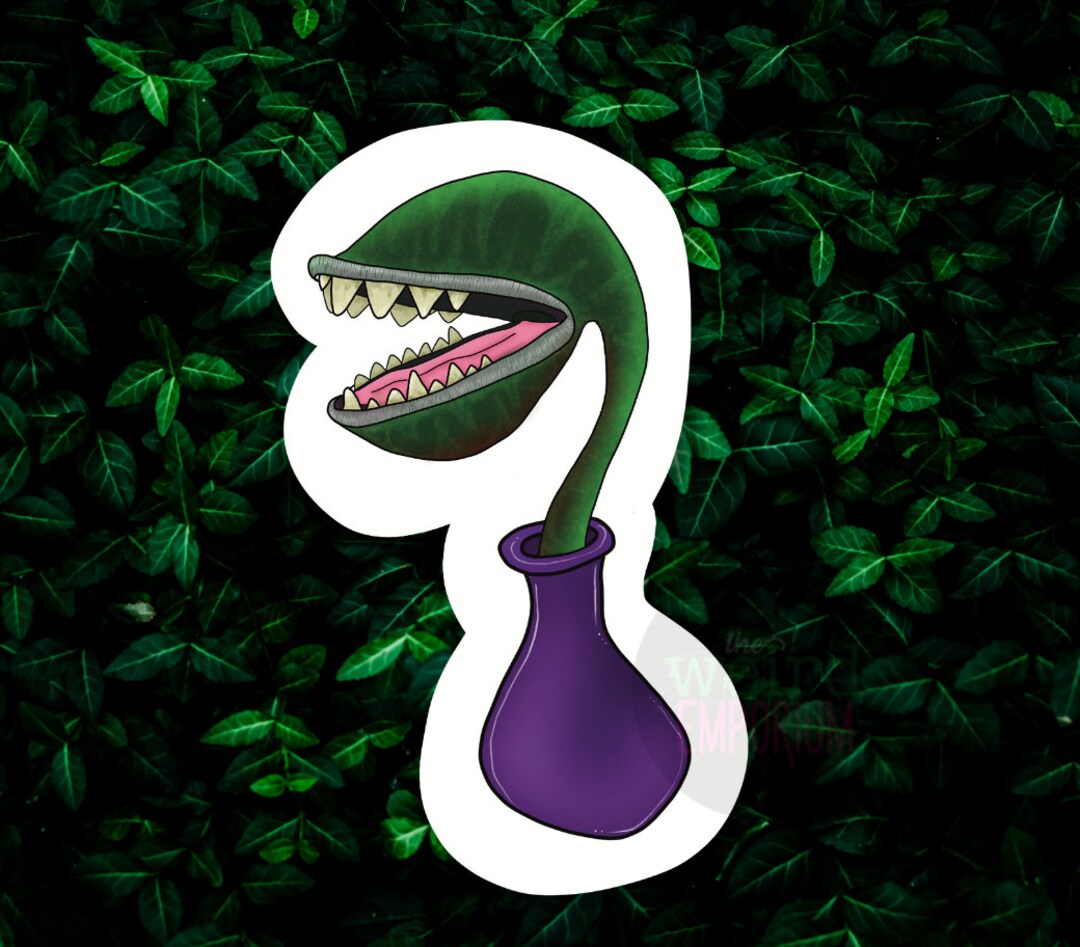 Devious Tree Sticker 3 Ravenous Plant Sticker / Horror Sticker / Little Shop of Horrors ...