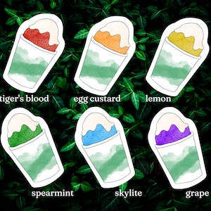 3" Snowball Sticker / Baltimore Sticker / Dessert Sticker / Cute Sticker / Maryland Sticker / Egg Custard / the weird emporium