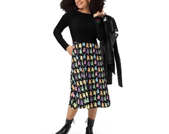 Ghost Dress, Spooky Dress, Pastel Goth Dress, Halloween Dress, Plus Size Dress