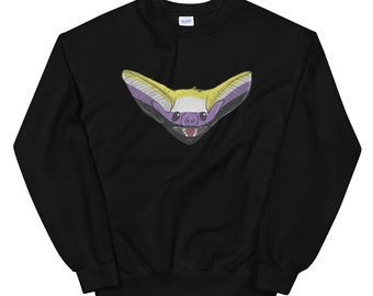 Non Binary Sweatshirt, Non Binary Flag,  Nin Binary gift, pride shirt, Non Binary Sweater, the weird emporium