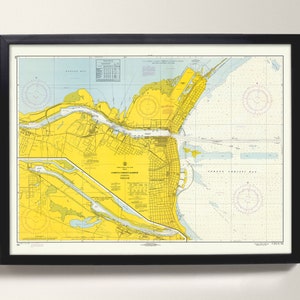 Fronleichnam Hafen | Alte Landkarte Texas | Vintage Seekarte Print - Texas, San Patricio, Nueces, Fronleichnam Texas