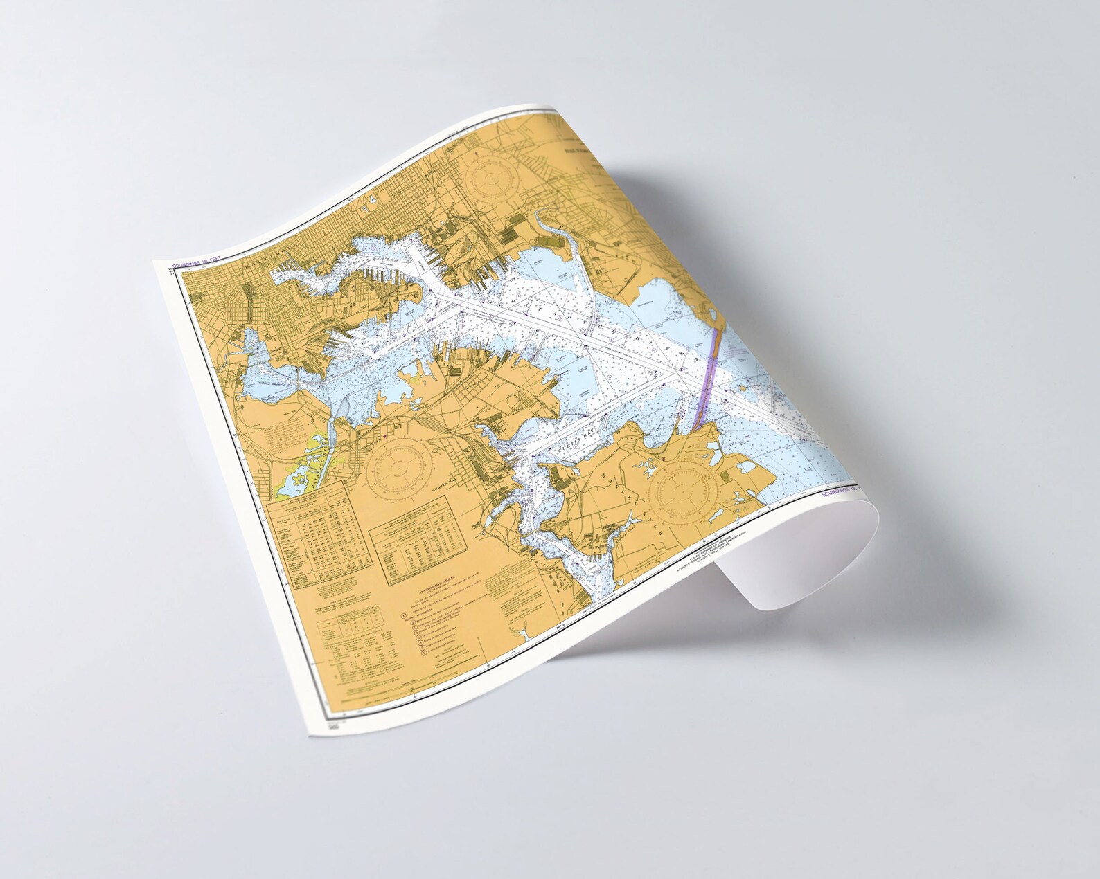 Baltimore Harbor Old Map of Baltimore Print Inner - Etsy