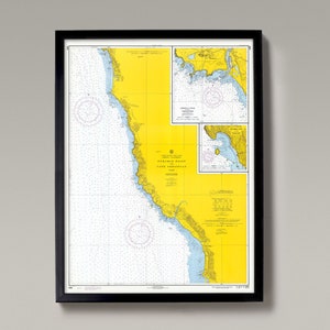 Brookings-Bucht | Alte Karte von Brookings Bay – Print – Pazifikküste, Pistol River, Wedderburn, Gold Beach, Port Oford, Oregon Dunes, Coos Bay
