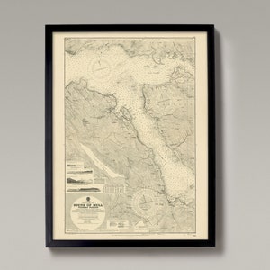 Ton von Mull | Alte Karte von Mull – Print – Fishnish Bay, Loch Aline, Ardtornish, Alasaid, Inninmore, Barony Point, Innere Hebriden