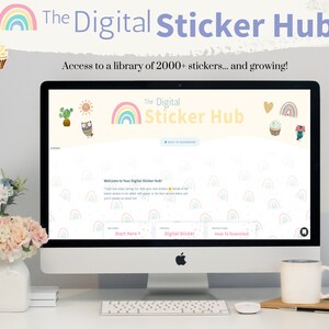 The Digital Sticker Hub, Digital Stickers, Digital Planner Stickers, Digital Notebook Stickers, iPad, Goodnotes, Noteshelf, Xodo