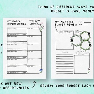 Printable Finance &amp; Budget Planner Bullet Journal Printable - Etsy UK