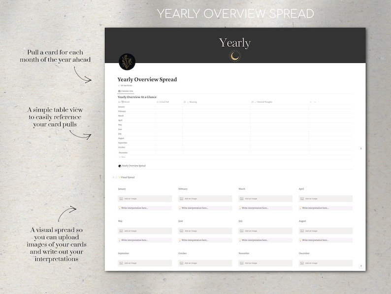 Notion Template Tarot Journal Notion Planner Witchy Planner Etsy Notion Template Tarot Journal Notion Planner Witchy Planner Etsy