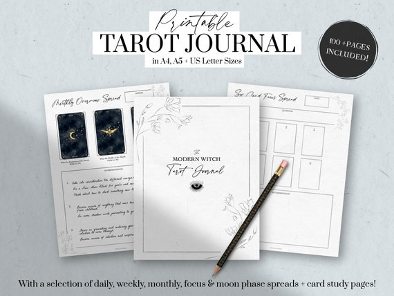 Digital Tarot Journal, Witchy Planner, Modern Witch Journal