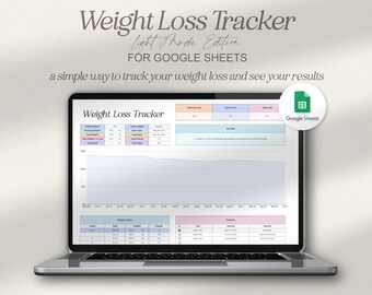 Seguimiento de pérdida de peso en Hojas de cálculo de Google, Planificador de pérdida de peso en Hojas de cálculo de Google, Seguimiento de peso en Hojas de cálculo de Google, Seguimiento de salud para Hojas de cálculo de Google