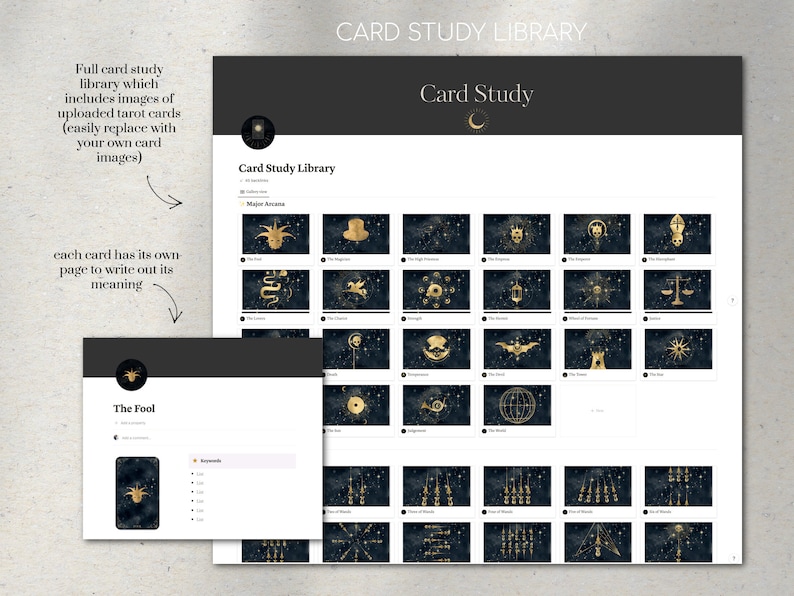 Notion Template Tarot Journal Notion Planner Witchy Planner Etsy Notion Template Tarot Journal Notion Planner Witchy Planner Etsy