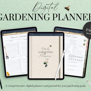 Digital Garden Planner and Journal for Goodnotes