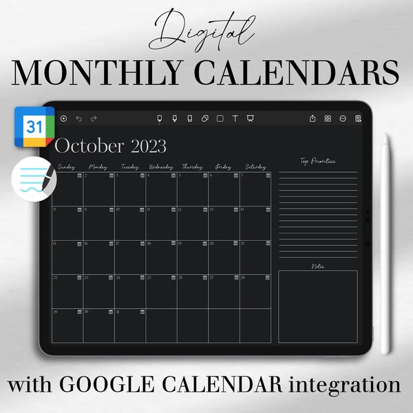 2025 Calendar Etsy