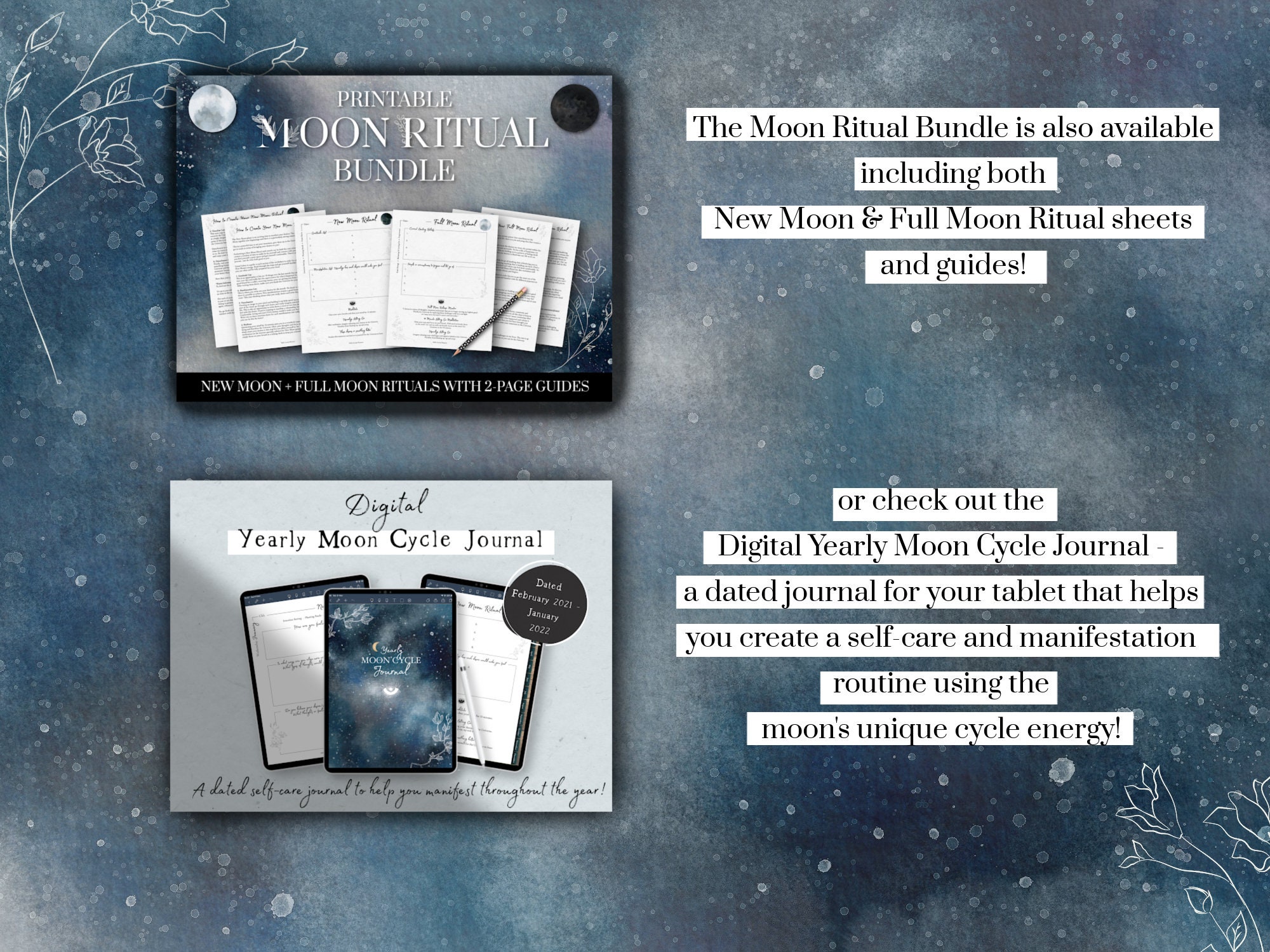 New Moon Ritual Fillable Form Printable New Moon Ritual, Law of Attraction Moon Planner, Moon Magic ...