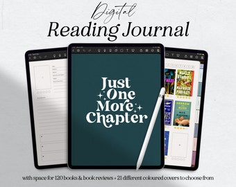 デジタル読書ジャーナル、読書プランナー、読書トラッカー、読書ログ、Goodnotes用書評ジャーナル、ブックトラッカー、ブックジャーナル