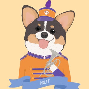 Character Pet Illustration - Custom Pet Portrait