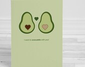 Avocuddle Greeting Card