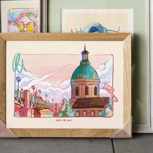 Druck A3 - Toulouse La Grave - Limitierte Auflage