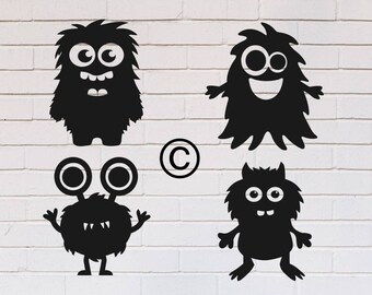 Download Little Monster Svg Etsy