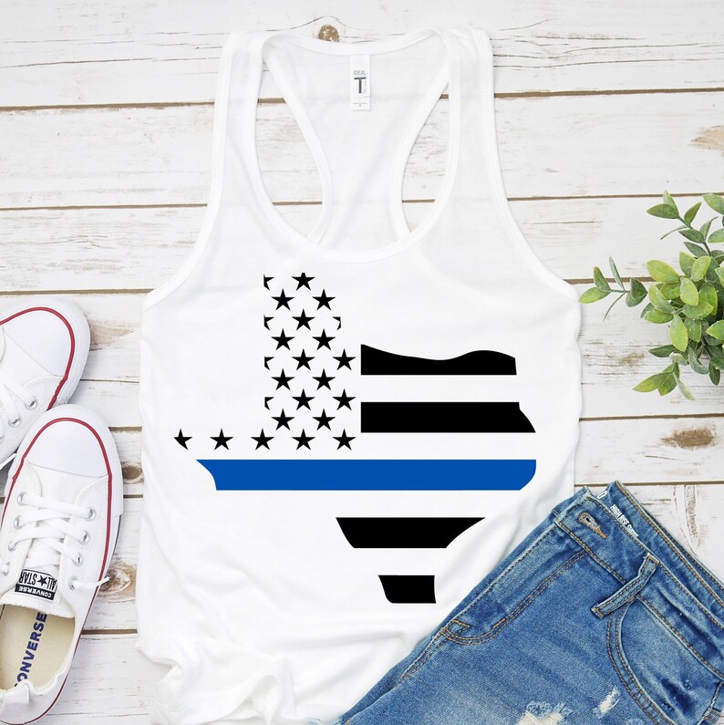 thin blue line converse