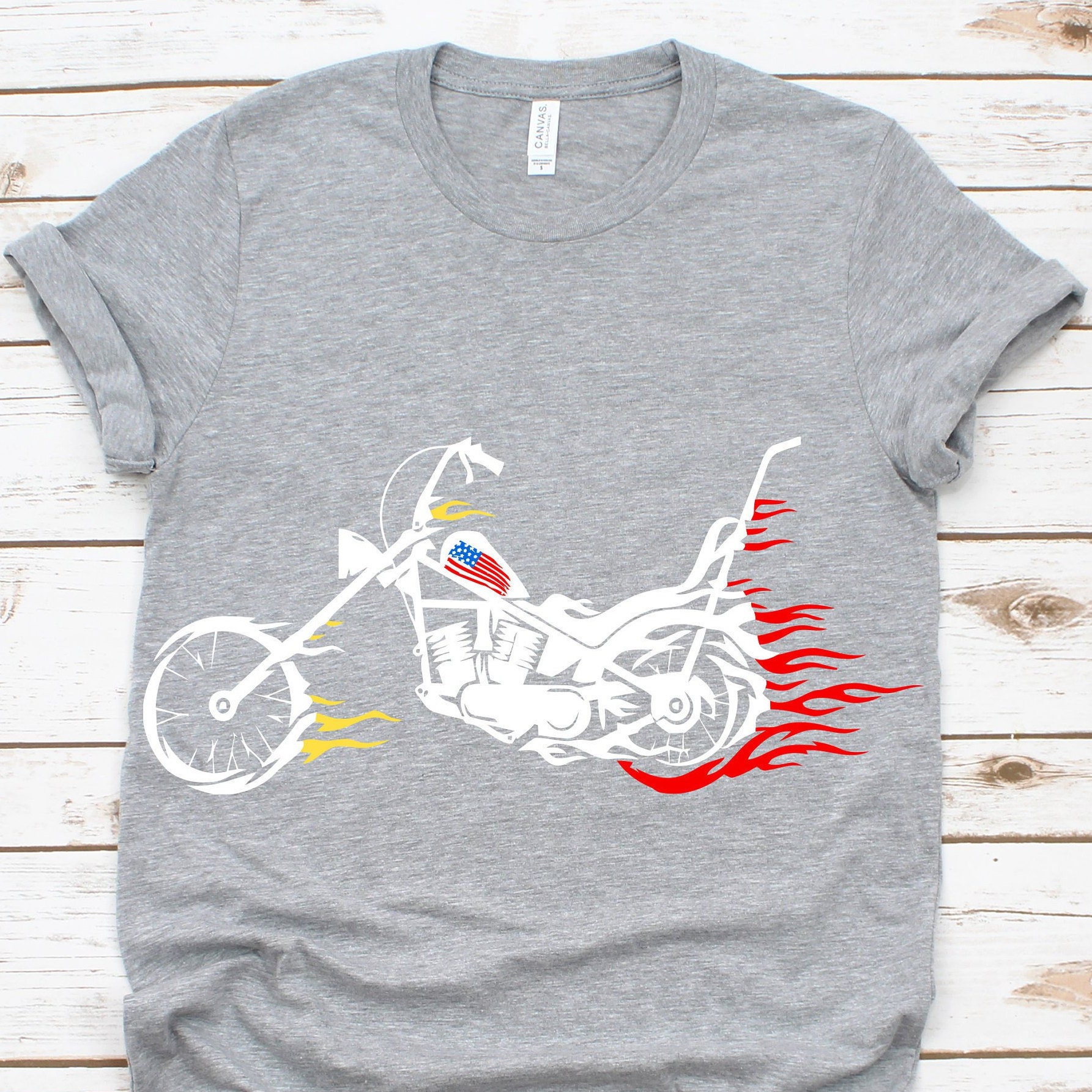 Download Motorcycle Svg America Flag Svg Motorbike Flag Svg 4th Of Etsy