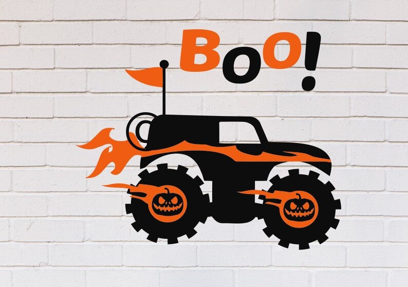 Download Monster truck svg halloween svg files for cricut Pumpkin ...