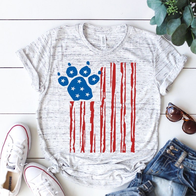 Download Dog mom svg dog svg paw print svg flag svg america flag | Etsy